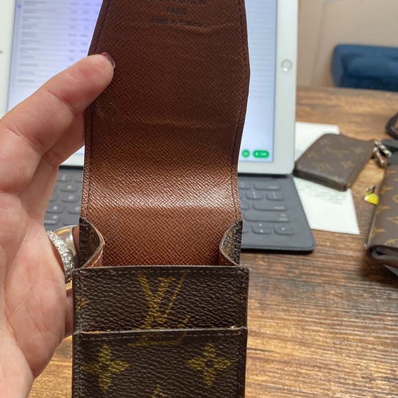 Louis Vuitton monogram card makeup lipstick tech accessory holder case - Picture 6 of 6